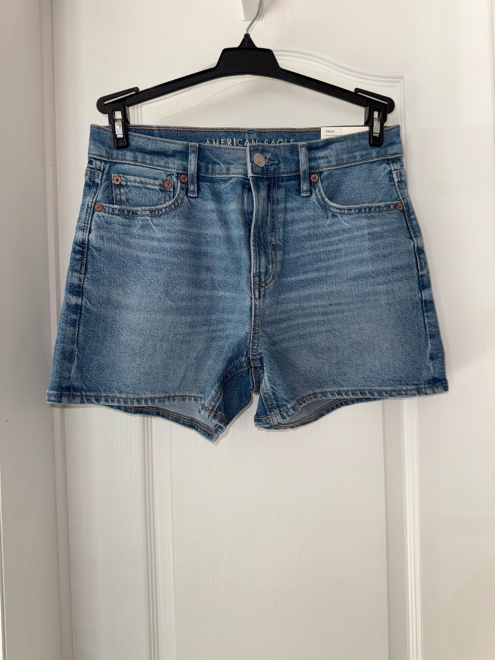 American Eagle Outfitters Light Blue Denim Shorts - super  High-Rise